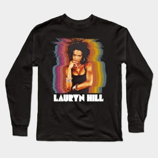 lauryn hill retro Long Sleeve T-Shirt